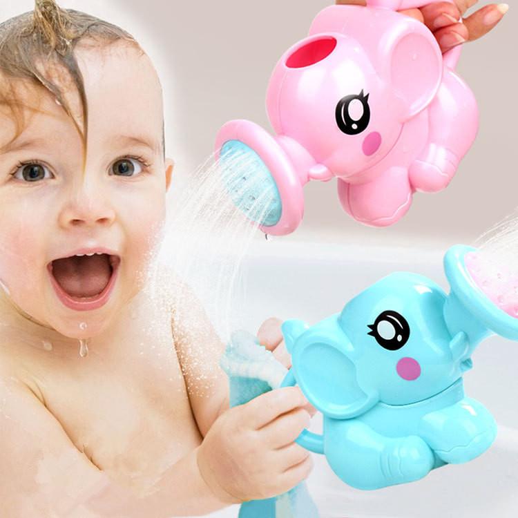 Baby bathing water toys elephant shower parent-child interactive toys