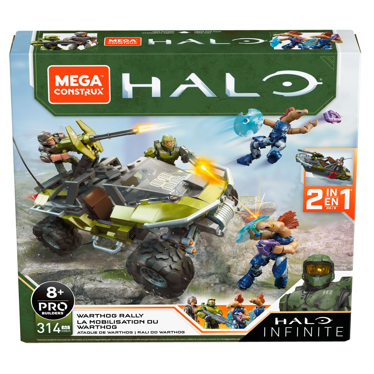 Mattel Halo Infinite Mega Construx Warthog Rally