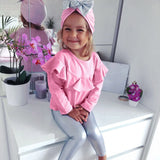 New 3pcs Toddler Infant Baby Girls Bow