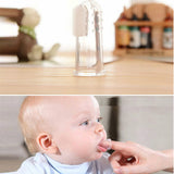 20PC Infant Baby Finger Toothbrush Teeth Clear