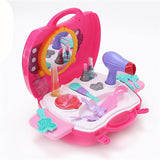 Pink Girls Cosmetics Toys Set Dressing Table Toys For Kids Children
