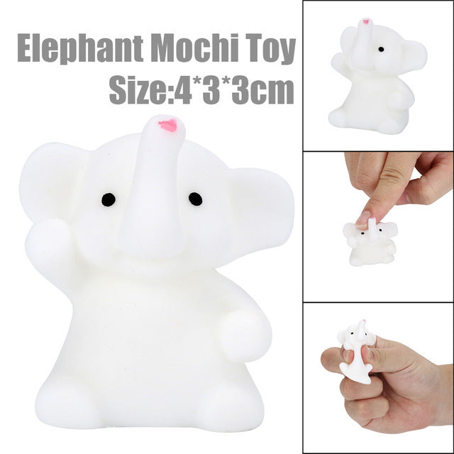 4CM Cute Elephant Mochi Squishy Squeeze Healing