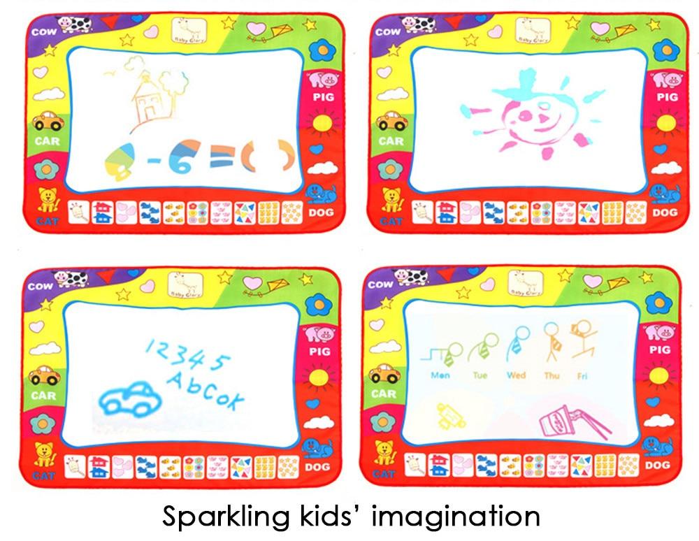 80 x 60cm Baby Kids Add Water with Magic Pen Doodle Painting Picture