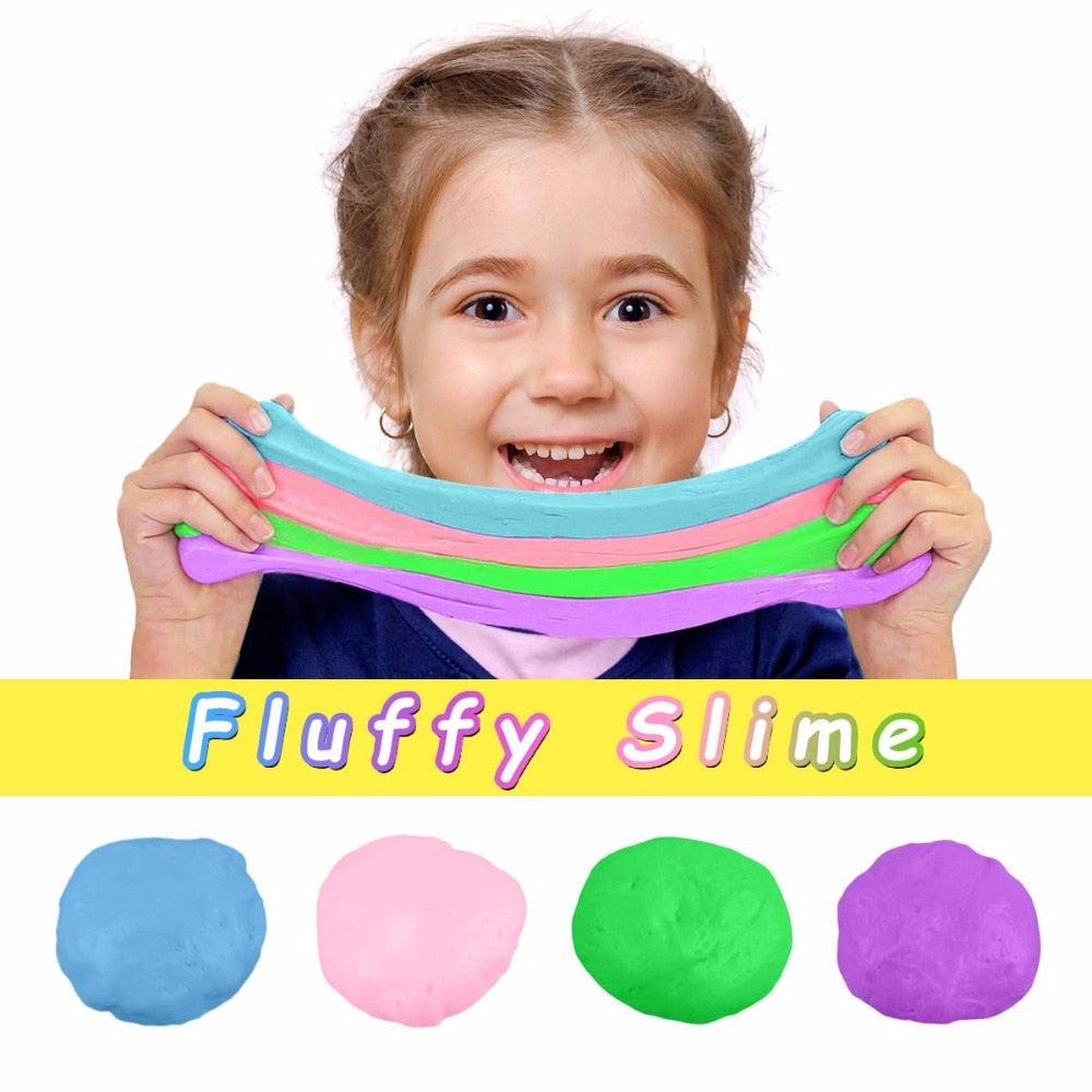 HGYCPP Kids DIY Slime Soft Clay High Grade Wooden Tools Plasticine Supplies  Slime 