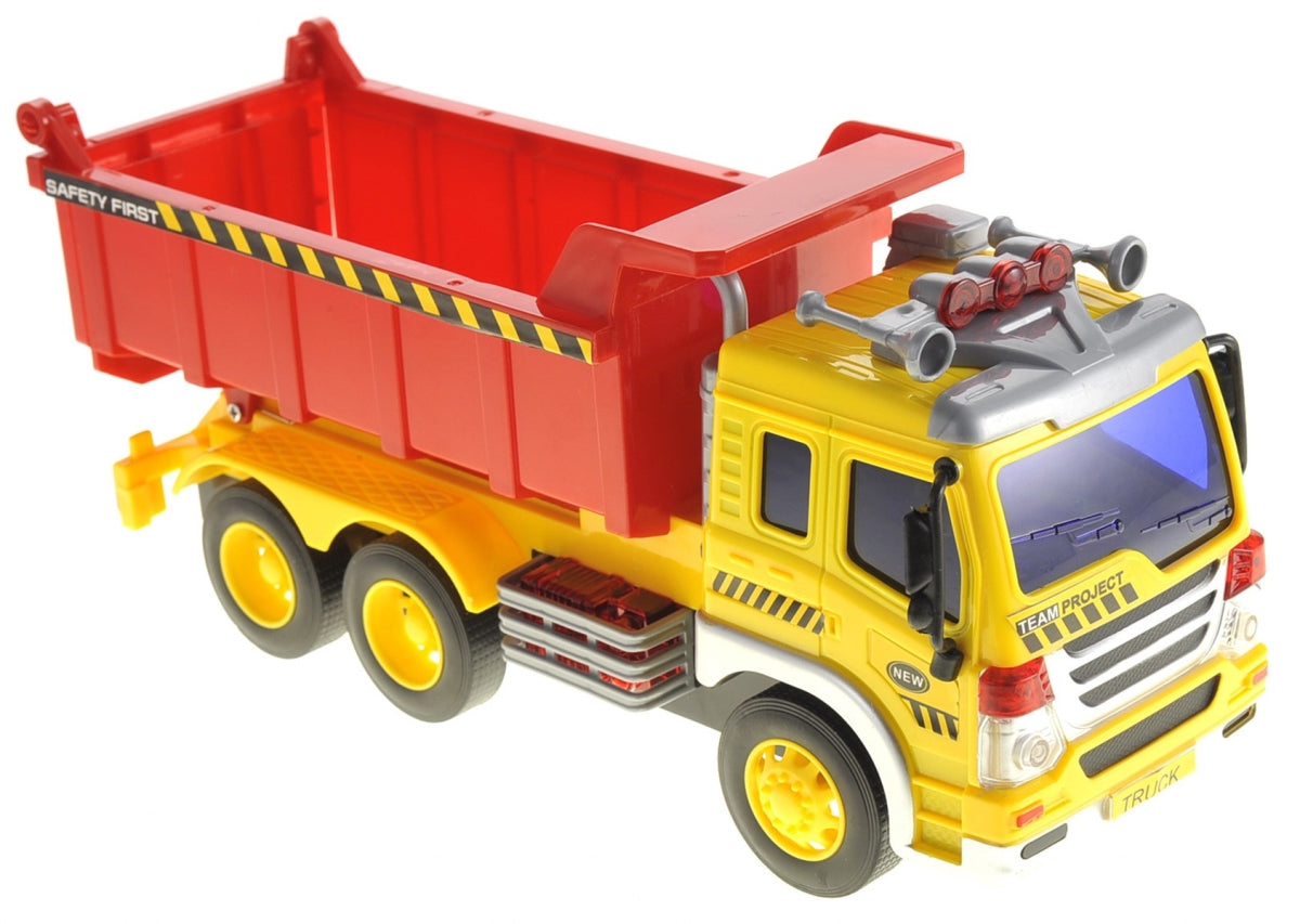 Azimport PS301S Friction Powered Dump Truck Toy