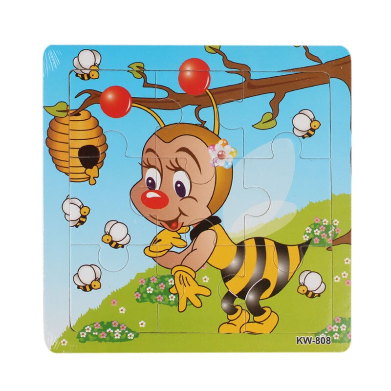 Bee Wooden Kids Children Jigsaw Education And