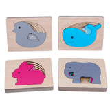 Children's Animal 3D Puzzles Wooden Toys