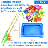 Children Boy girl fishing toy set suit magnetic play water baby toys