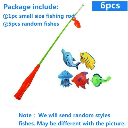 Children Boy girl fishing toy set suit magnetic play water baby toys