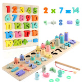 Children Wooden Toys Montessori Materials Learn To