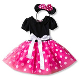 Toddler Baby Girls Clothes Minnie Mouse Dress