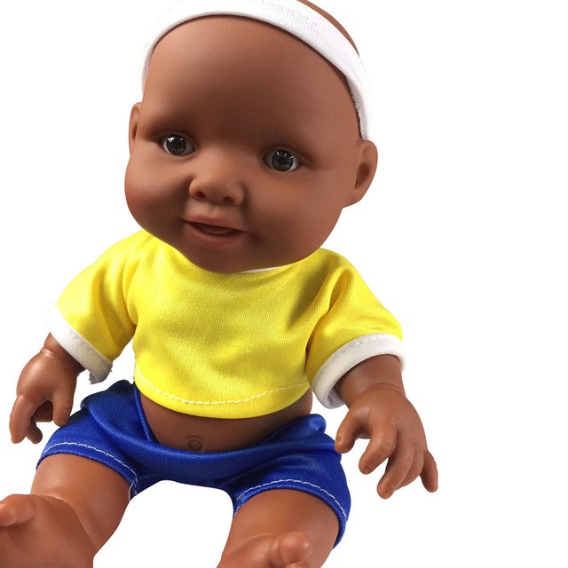 Funny Barbie Dolls10inch African Baby Doll