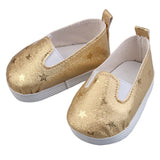 Glitter Doll Shoes Star Dress Shoe For 18 Inch Our
