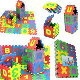 Hot 36Pcs Baby Child Number Alphabet Puzzle Foam