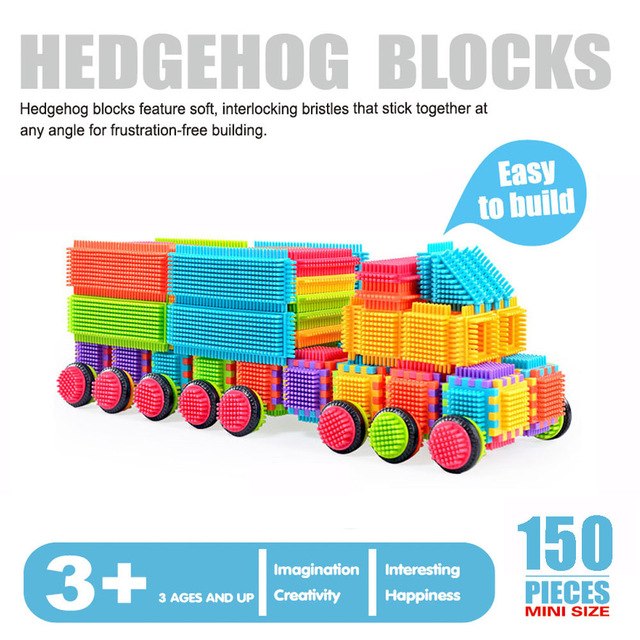 Hot Sale 150pcs Bristle Shape 3D Building Blocks