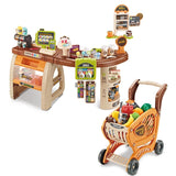 Shopping Grocery Play Store For Kids With Shopping Cart And Scanner