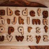 Natural lower case letter puzzle