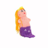 Little Mermaid Finger Puppet (purple)