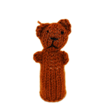 Cuddly Brown Bear Finger Puppet