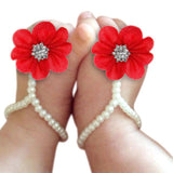 Infant Newborn Baby Girl Sandals Classic Pearl