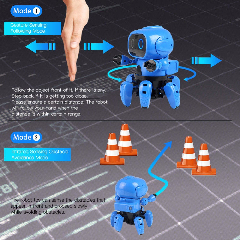 Intelligent Induction Robot DIY Assembled Electric