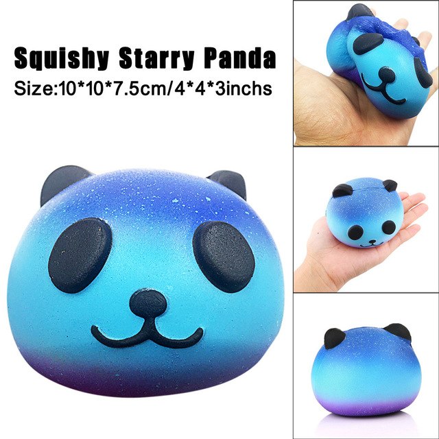 Newest child toy Starry Cute 10cm Panda Baby Cream
