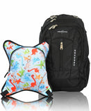 Obersee BERN Diaper Bag Backpack | Detachable Baby Bottle Cooler |
