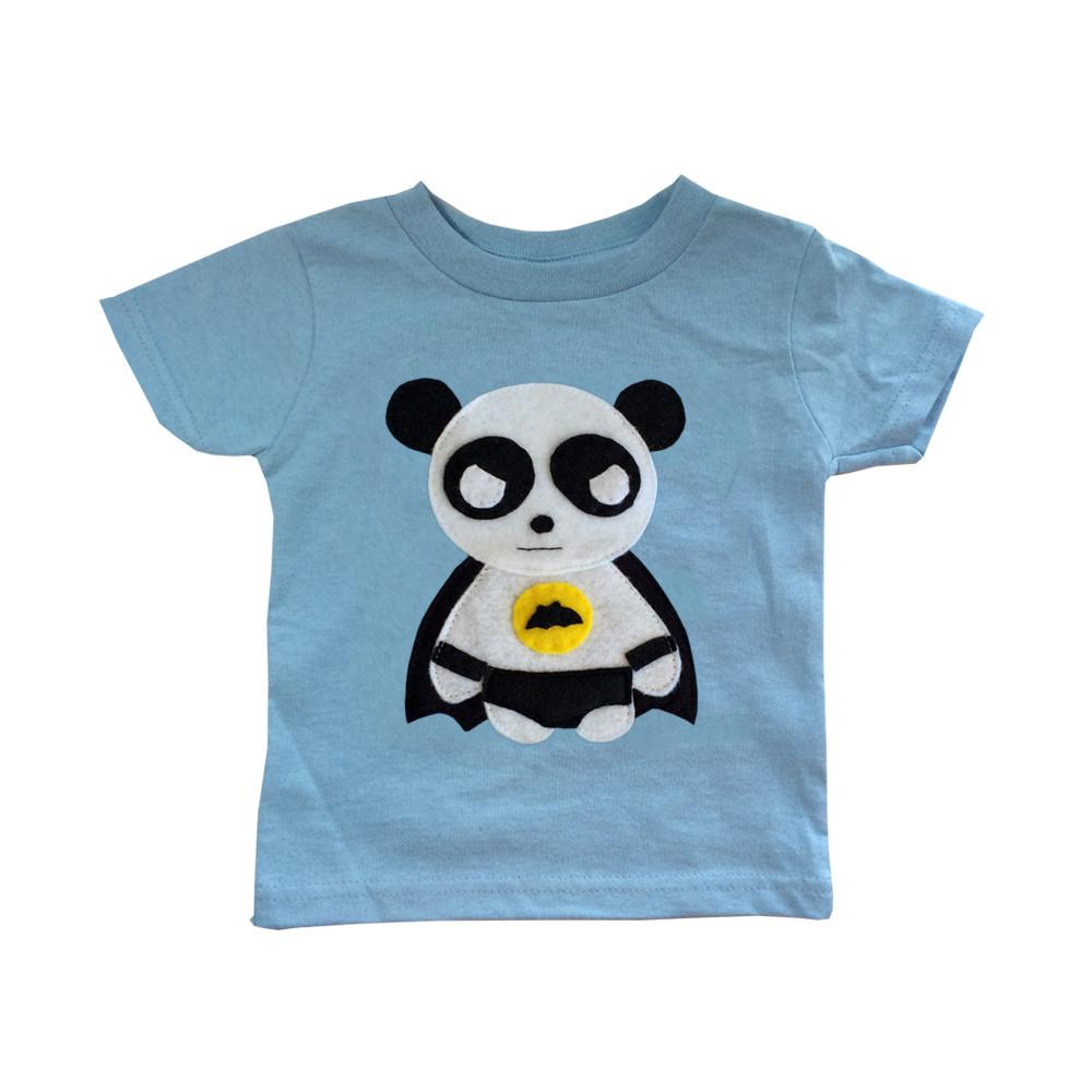 Kids Superhero Shirt - Team Super Animals - Flying Panda