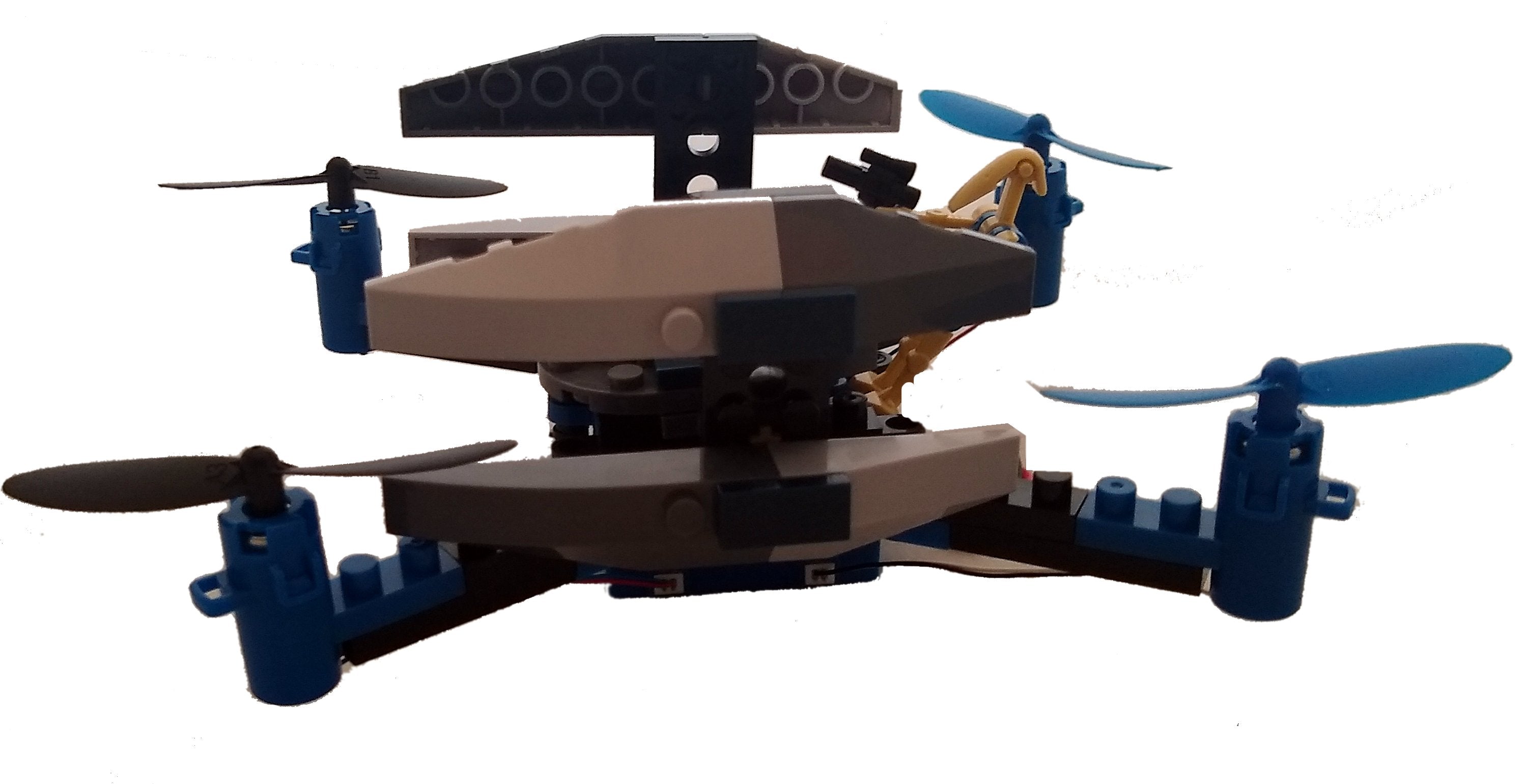 Space Fighters Building Block Drone - Sidewinder
