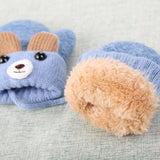 Toddler Baby Gloves Girls Boys Bear Ears Winter
