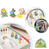 2 In 1 Baby Stroller Pram Bed Carriage Bells Hanging Toys Animal