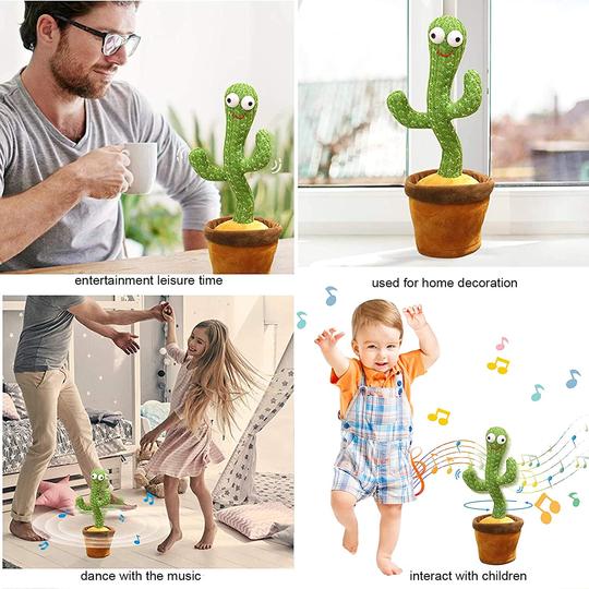 Dancing Cactus | Talking and Singing Pulse Toy