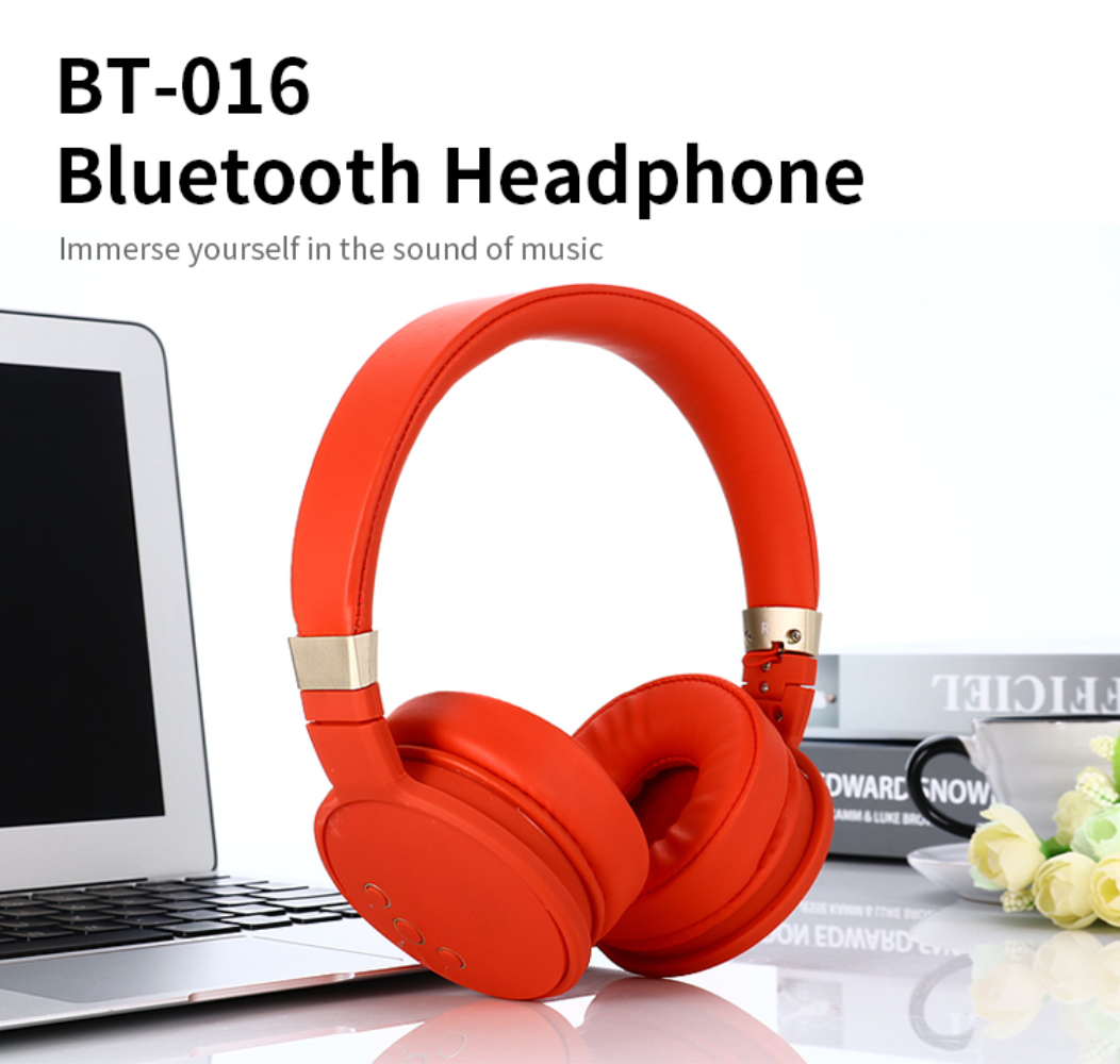 High quality wireless Bluetooth headphone with stereo sound