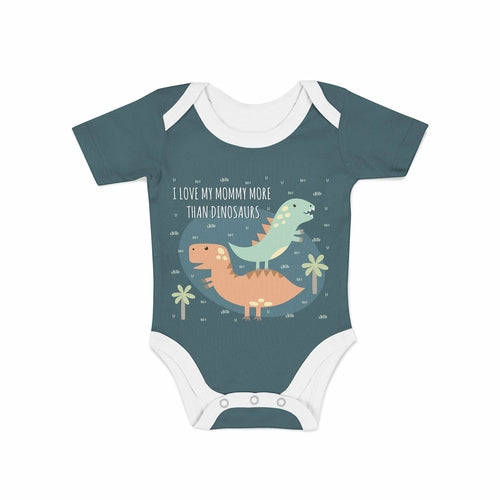Infant Mommy and Dinos Onesie