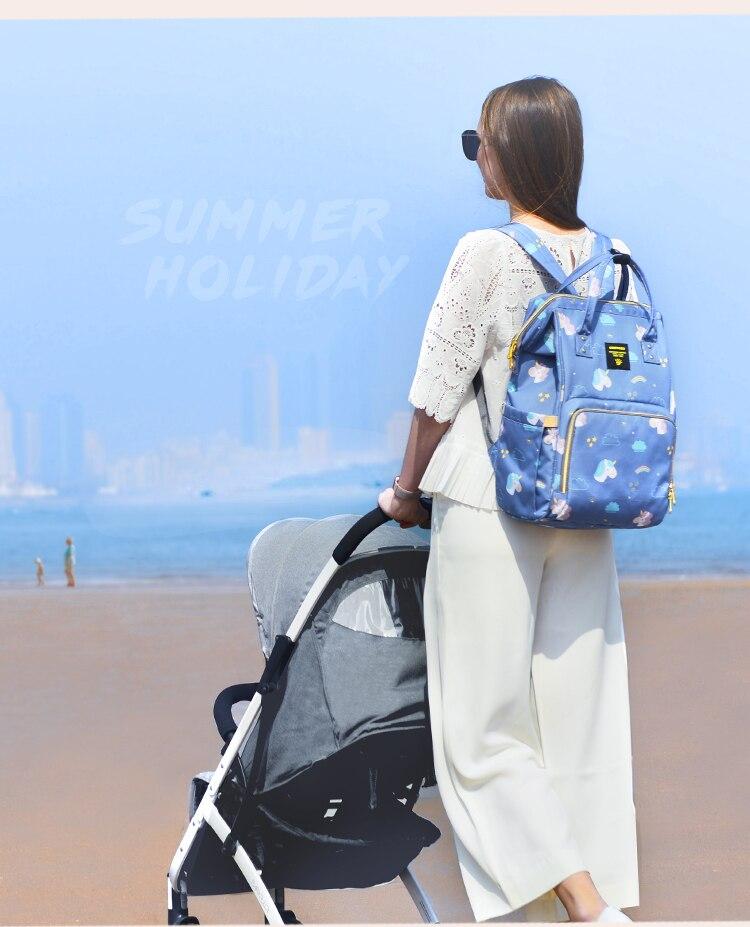 Mummy Diaper Bag Brand Large Capacity Baby Care Bag Travel Backpack