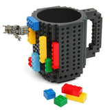350ml Creative Coffee Mug Travel Cup Kids Adult Cutlery Leg-o Mug