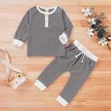 Winter Knitted Baby Girl Clothes Outfits 2Piece Long Sleeve Tops
