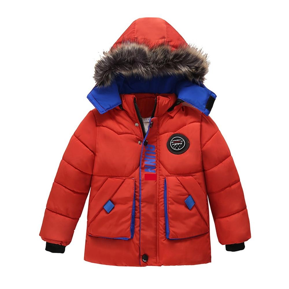 Winter Warm Coat For 1-4Y Toddler Baby Boys Clothes Casual Hoodies