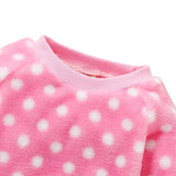 Children Pajamas 2pcs Long Sleeve Flannel Kids Sleepwear Baby Girl