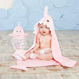 Shark Baby 6-Piece Gift Set Bundle - Pink