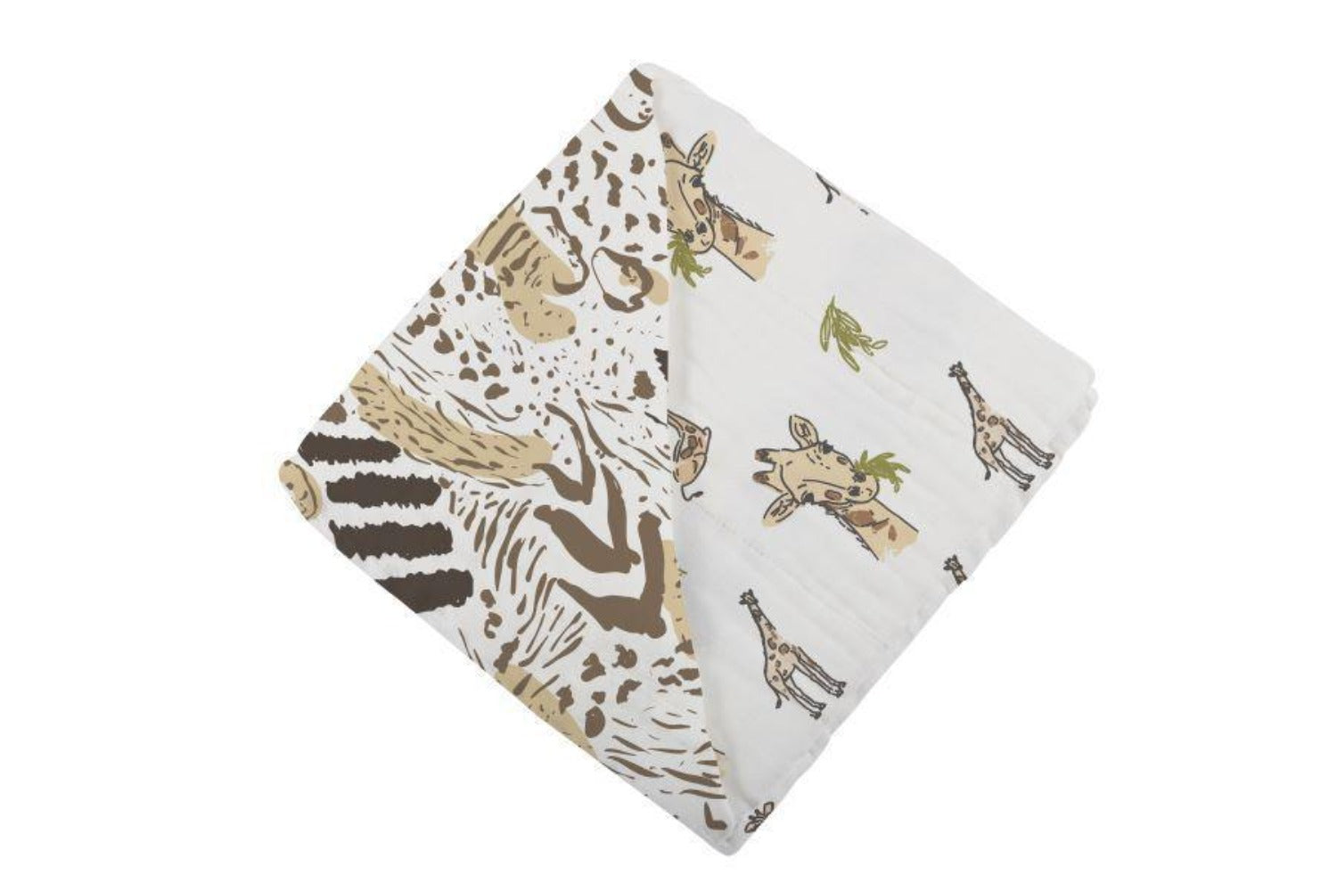Hungry Giraffe and Animal Print Newcastle Blanket