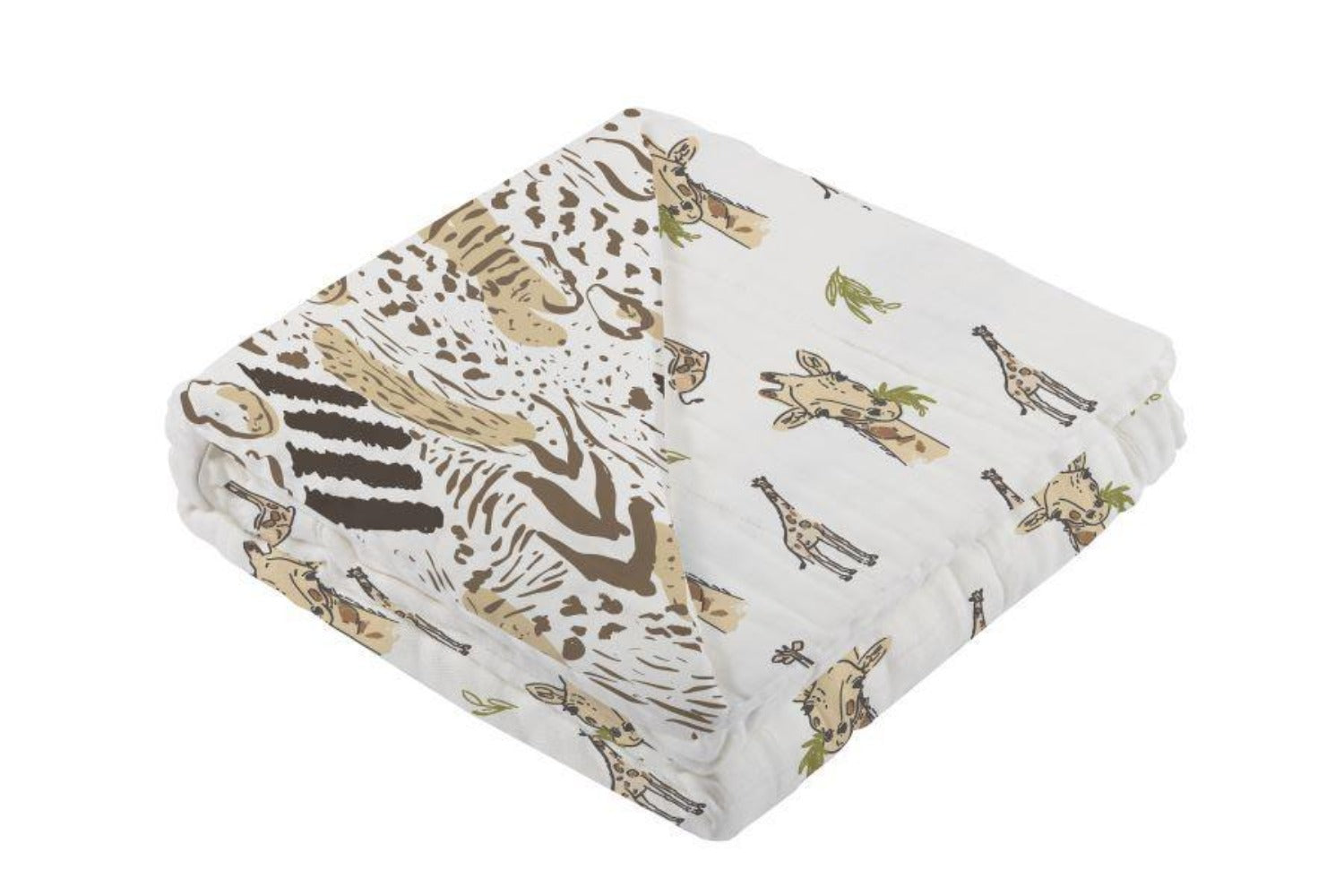 Hungry Giraffe and Animal Print Newcastle Blanket