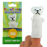 Teddy Bear Finger Puppet (white)